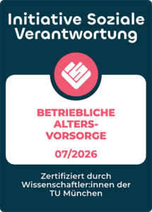 Auszeichnung zur betrieblichen Altersvorsorge für Neubert Hörakustik, Juli 2026